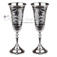 Бокалы под  шампанское серия "Кубачи" на 170 мл 7089