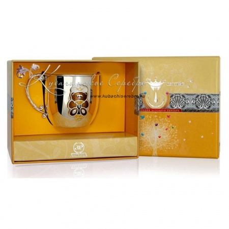 Кружка детская  Кружка детская Мишка с эмалью