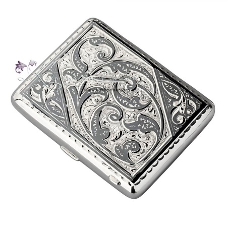 Портсигар серебряный (Новинка)