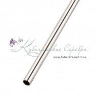 Трубочка серебряная для коктейля, арт №6714