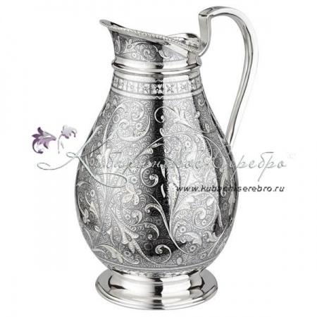 Серебряный кувшин в исполнении «Люкс» на 1400 мл, арт №8471 Серебряный кувшин в исполнении «Люкс» на 1400 мл