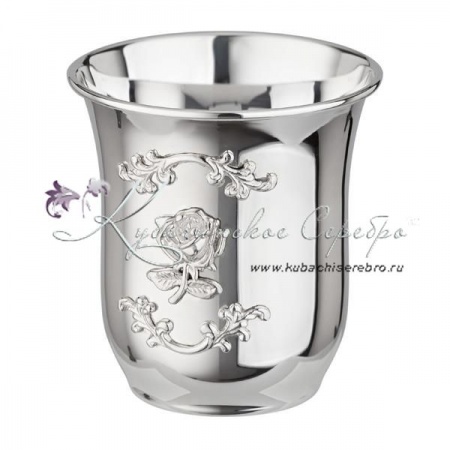 Стакан детский  Стакан детский Роза 999 пробы на 150 мл