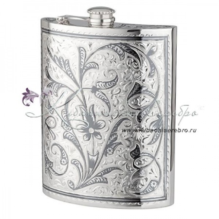 Фляга с чернением на 280 мл