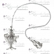 Ионизатор воды серебряный "Самовар 1"  1066