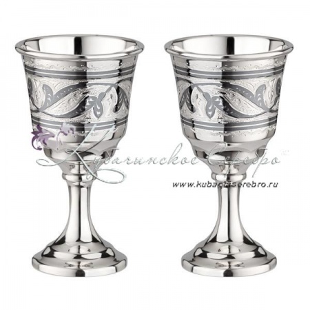 Набор рюмок с чернением на 50 мл , арт №1324/1  Набор рюмок с чернением на 50 мл