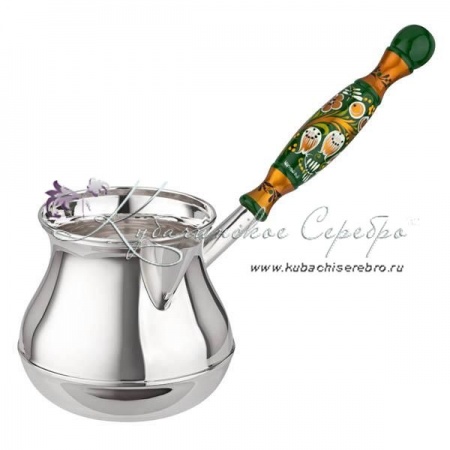 Турка гладкая Кубачи & Хохлома на 430 мл 