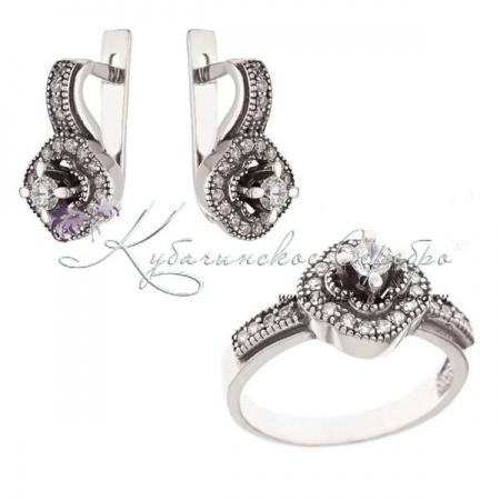 Комплект из серебра Нежность