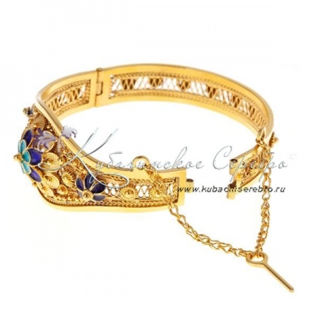 Браслет с горячей эмалью, серия Богемия 