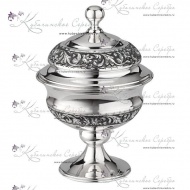 Вареньица с крышкой оксидированная 925 пробы (Новинка)  4426/3