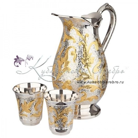 Набор для сока с позолотой серия GOLD 