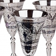 Набор серебряных рюмок на 40 мл, арт №7016