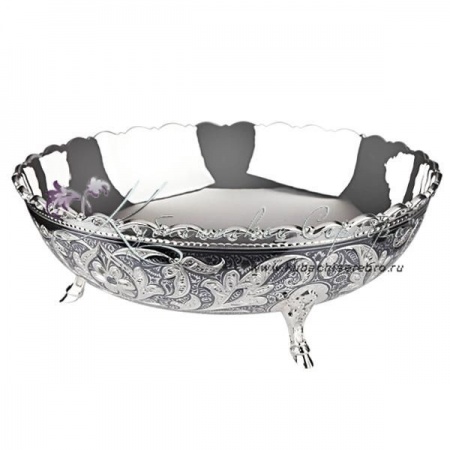 Ваза серебряная серия Жасмин