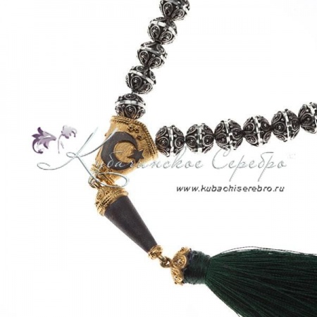 Чётки мусульманские с оксидированием, арт №6845 Чётки мусульманские с оксидированием