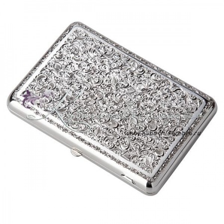 Портсигар серебряный 