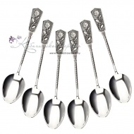 Набор чайных ложек "Роза" (Новинка) 1746 