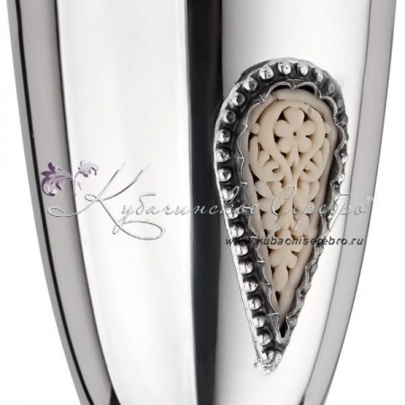 Стопка гладкая со вставкой на 60 мл , арт №1097  Стопка гладкая со вставкой на 60 мл