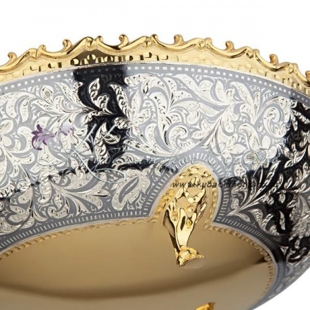 Ваза с позолотой серия Жасмин 