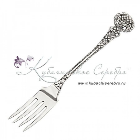 Серебряная вилка десертная серия «Винтаж»