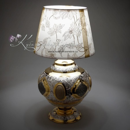 Позолоченный ночник ручной работы! 