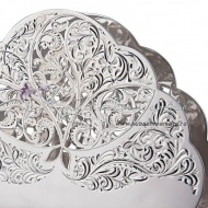 Салфетница из серебра серия