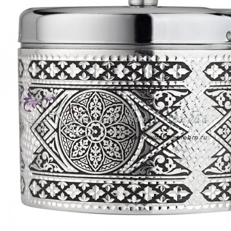 Пепельница из серебра и стали