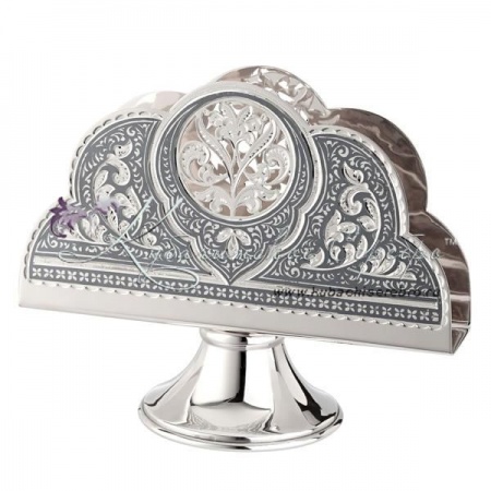 Салфетница с чернью , арт №4415  Салфетница с чернью