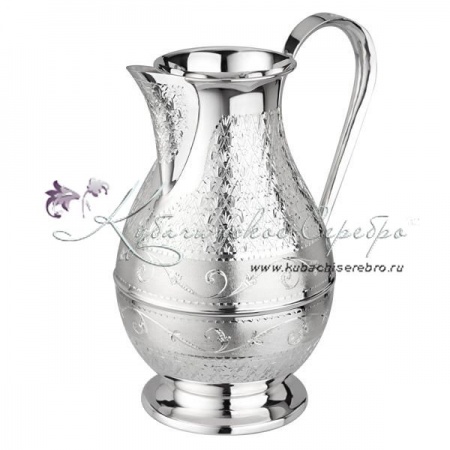 Серебряный кувшин без крышки «Чешуя» на 1400 мл