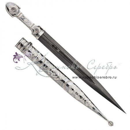 Кинжал c дамасской сталью в исполнении  Кинжал c дамасской сталью в исполнении Премиум, 60 см