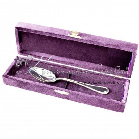 Серебряная десертная ложка Классика