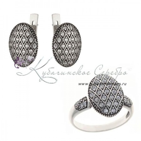 Комплект серебряный Классика