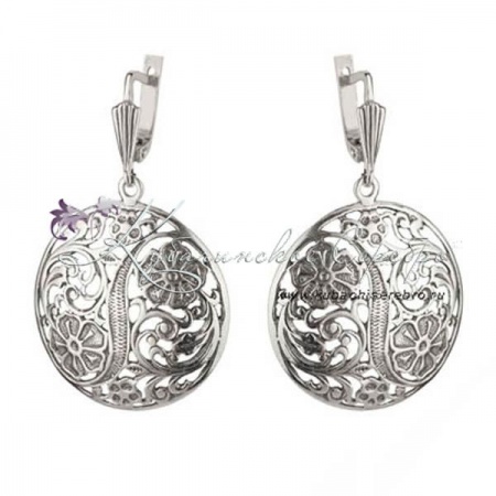 Серьги со сквозными узорами (Новинка)