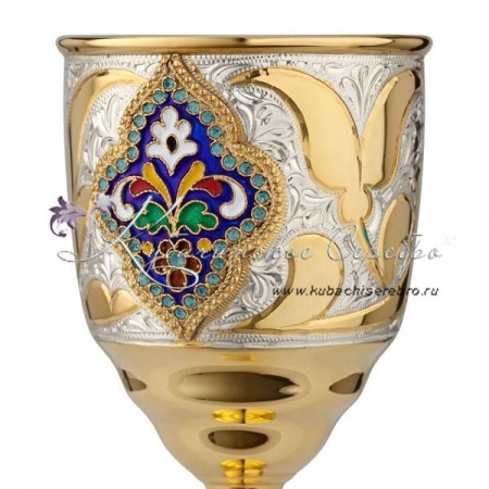 Фужер с горячей эмалью на 90 мл