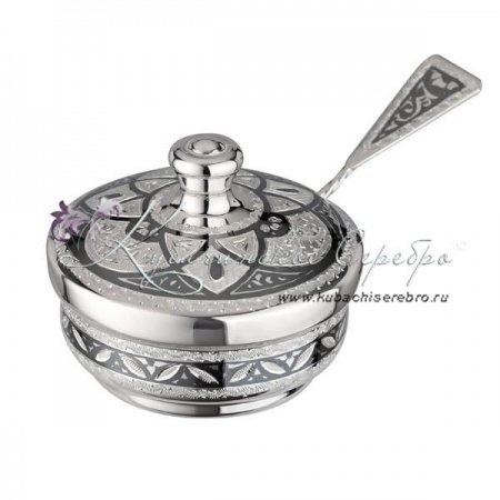 Горчичница (соусница) серебряная , арт №8328/1 Горчичница (соусница) серебряная