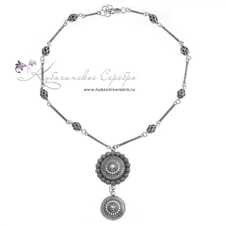 Колье серебряное Греция