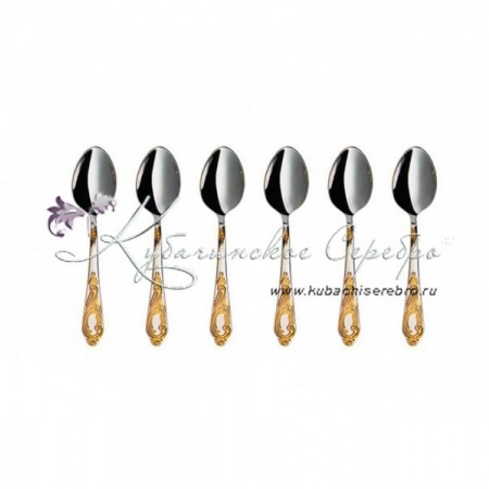 Набор 6 М-11 Губернатор чайный с золочением