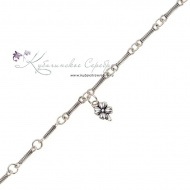 Браслет серебрянный "Цветочек"  3732 