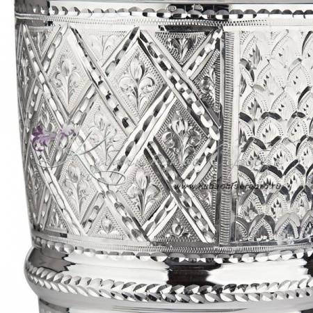 Стакан из серебра 999 пробы на 380 мл 