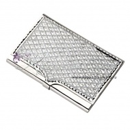 Визитница серебряная "Ромб"  2334/1