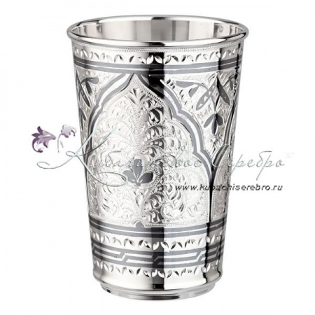 Стакан с чернением на 220 мл , арт №6170  Стакан с чернением на 220 мл