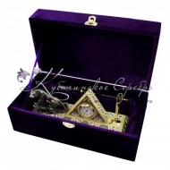 Набор настольный с позолотой и горячей эмалью!, арт №2243