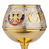 Бокал под бренди эмалью серия