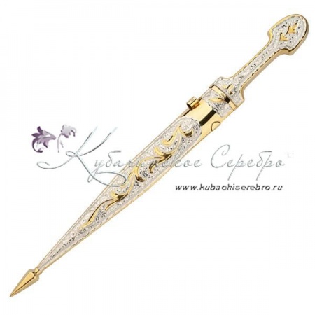 Кинжал с позолотой мини, 26 см 