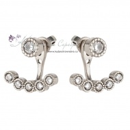 Серьги серебряные гвоздики 6827