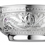 Пиала серебряная 999 пробы на 340 мл, арт №8325