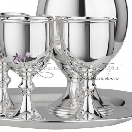 Гладкий мини сервиз на троих 999 пробы