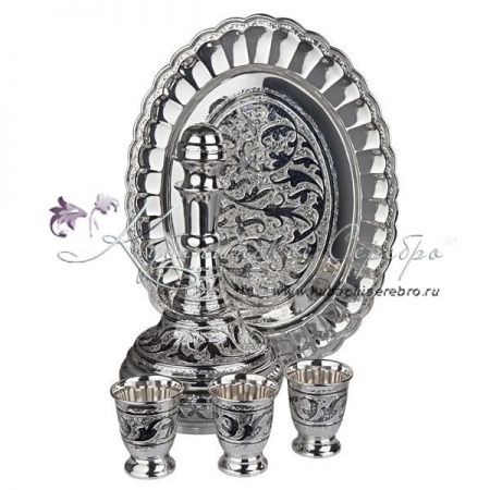 Сервиз водочный на 3 персоны, арт №7095 Сервиз водочный на 3 персоны