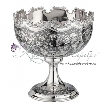 Конфетница с изящным кантиком 