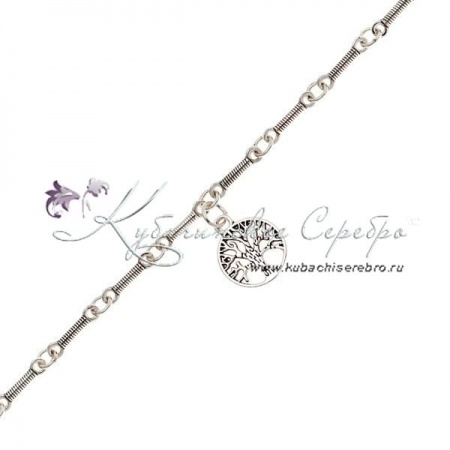 Браслет серерянный  Браслет серерянный Дерево 1