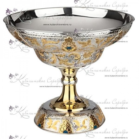 Фруктовница с холодной эмалью серия GOLD 
