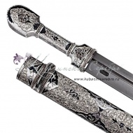 Кинжал из серебра,  музейное исполнение, 60 см, арт №5014
